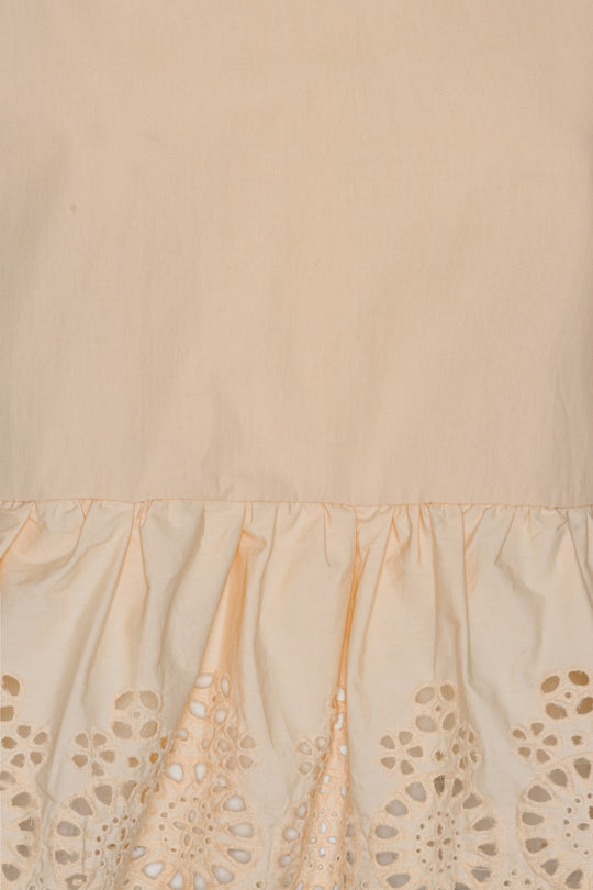 LulaIC Topp - Beige Broderi