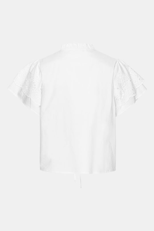 MayaIC Topp - Vit Broderi