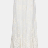EllinorIC Lace Maxi Skirt - Vintage White