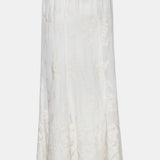 EllinorIC Lace Maxi Skirt - Vintage White