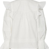 VMSussie LS Detail Top - Bright White