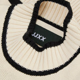 JXSia High Neck Knit - Seedpearl