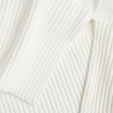 JXSiana Twist High Neck Knit - Snow White