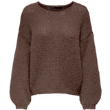ONLNordic Life Oneck Knit - Chocolate Martini