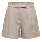 ONLLinda HW Mel Shorts - Nomad Sandshell Melange