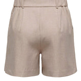 ONLLinda HW Mel Shorts - Nomad Sandshell Melange