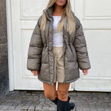 JXHeather Shine Puffer Jacket - Morel