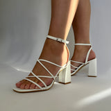 V7 16 Lagos Heels - White