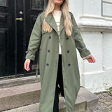 ONLChloe Trenchcoat Double B. - Four Leaf Clover