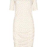 Alma Dress - Creme Flower