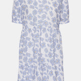 VilmaIC Dress - Blue Dazzling Flower