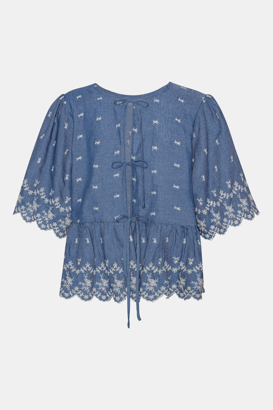 LulaIC Topp - Denim Blå