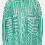 RilloIC Shirt - Green White Stripes