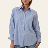 IsabellaIC Shirt - Blue White Checks