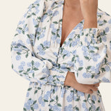 AdelIC Dress - Blue Hydrangea Print