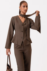YaraIC Blazer (Preorder del. week 45) - Mörkbrun