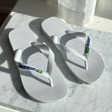 Havaianas Brasil Logo Flip Flop - White