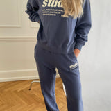 JXBeatrice LS Loose Vint Sweat - Nightshadow Blue