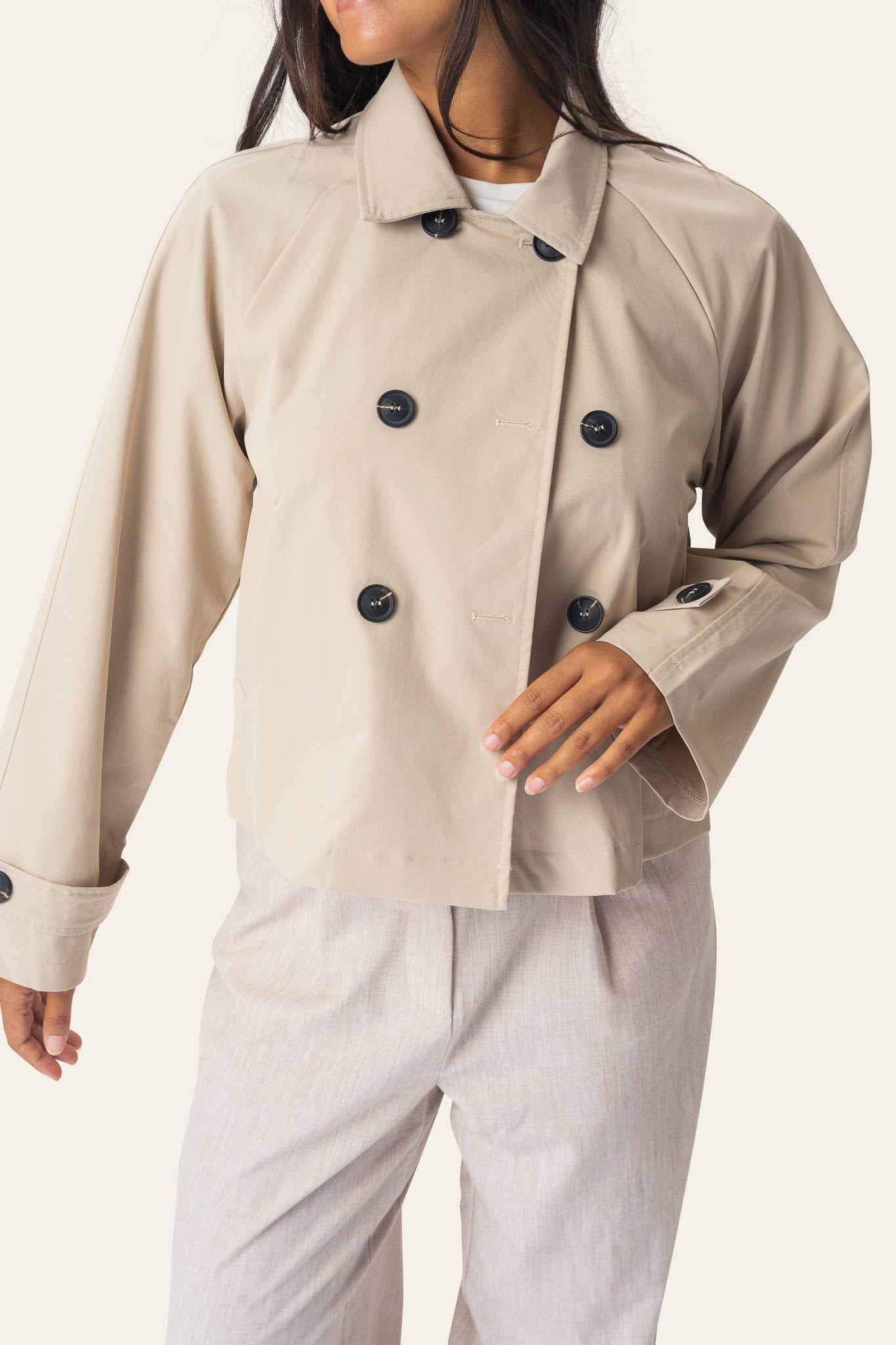 LunaIC Trenchcoat - Light Beige – se.byic.com