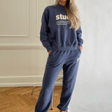 JXBianca HW Relaxed Vin Sweatpants - Nightshadow Blue