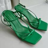 6805 Nairo Heels - Green