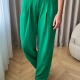 JXMary Regular Pleated MW Pants - Jolly Green