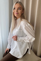 JXJamie Oversized Skjorta - Vit