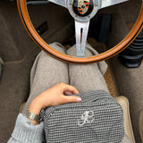 EmilieIC Mini Cosmetic Bag - Black Checks