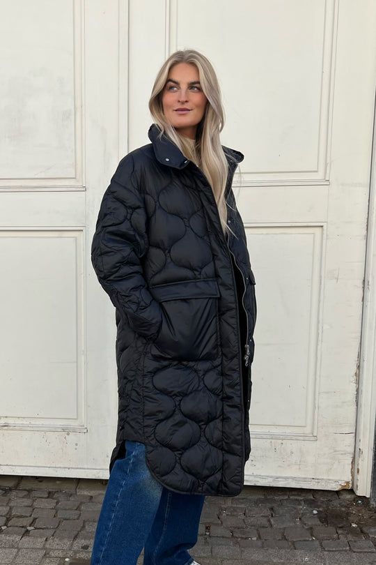 JXLenora Quiltad Jacka - Svart