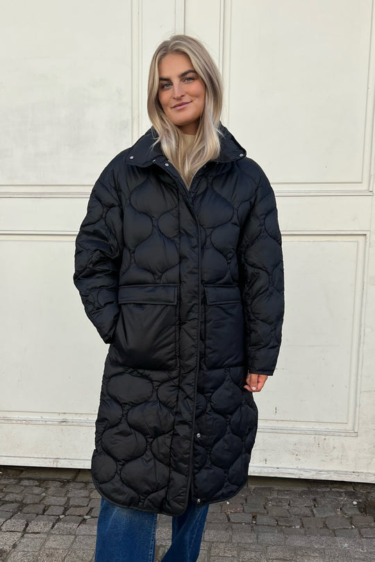 JXLenora Quiltad Jacka - Svart