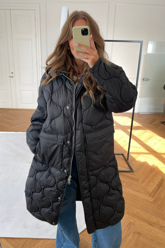 JXLenora Quiltad Jacka - Svart