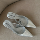 Stella Heels - Silver
