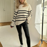 JXMegan Faux Leather Leggings - Black