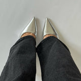 Stella Heels - Silver