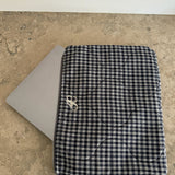 EmilieIC Computer Sleeve - Navy Checks