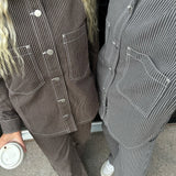 ONLNehva HW Straight Pants - Thunderstorm