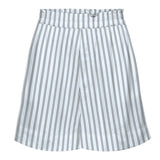 ONLTokyo HW Linen Blend Stripe Shorts - Bright White Phantom