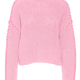 VMCream LS Funnelneck Pullover - Roseate Spoonbill With Sachet Pink