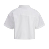 JXMolly SS Relaxed Poplin Shirt - White