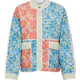 ONLGigi Padded Patchwork Premium Jacket - Cloud Dancer Smoke Green Juniper