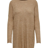 ONLJana LS Cowl Neck Dress Wool Knit - Indian Tan