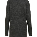 ONLJana LS Cowl Neck Dress Wool Knit - Dark Grey Melange