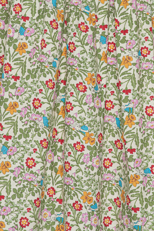 AgnesIC Klänning - Grön Blomtryck