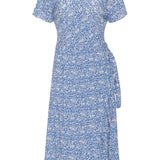 MilleIC Long Dress - Blue Blossom
