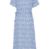MilleIC Long Dress - Blue Blossom