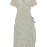 MilleIC Long Dress - Flower Green