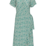 MilleIC Long Dress - Green Blossom