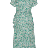 MilleIC Long Dress - Green Blossom