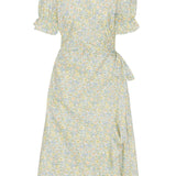 NaomiIC Long Dress - Pastel Garden Green