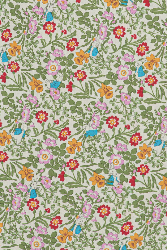NannaIC Klänning - Grön Blomtryck